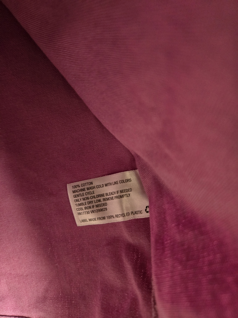 wild fable Lilac Cropped Jean Jacket with Black Collar - Picture 6 of 6